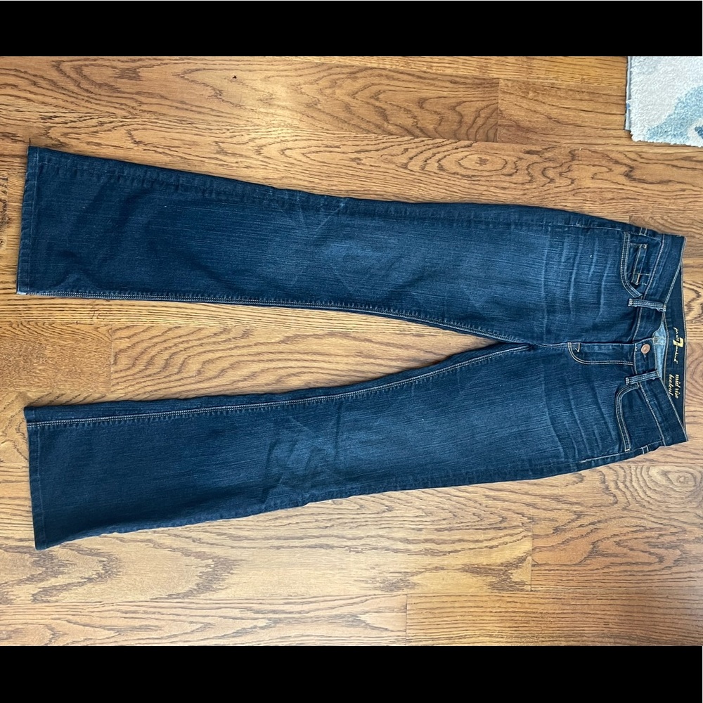 7 for all mankind mid rise bootcut jeans size 26